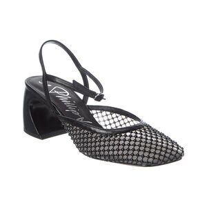 3.1 Phillip Lim Id Mesh & Leather Mary Jane Slingback Sandal, Black